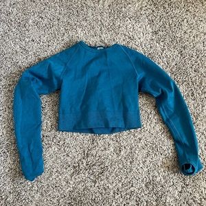 AYBL EVOLVE SPECKLE SEAMLESS CROPPED LONGSLEEVE